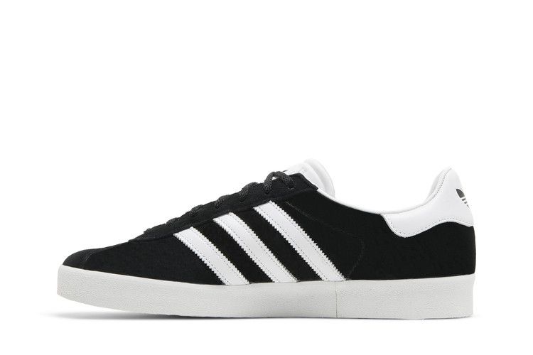 adidas Gazelle 85 'Black White' — Core Black/Cloud White/Gold Metallic (FZ5594)