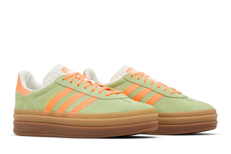 adidas Wmns Gazelle Bold 'Green Spark Screaming Orange'