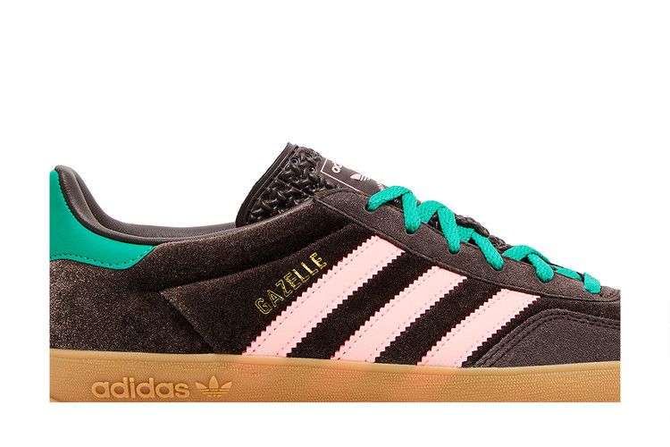 adidas Wmns Gazelle Indoor 'Dark Brown Pink Green Velvet'