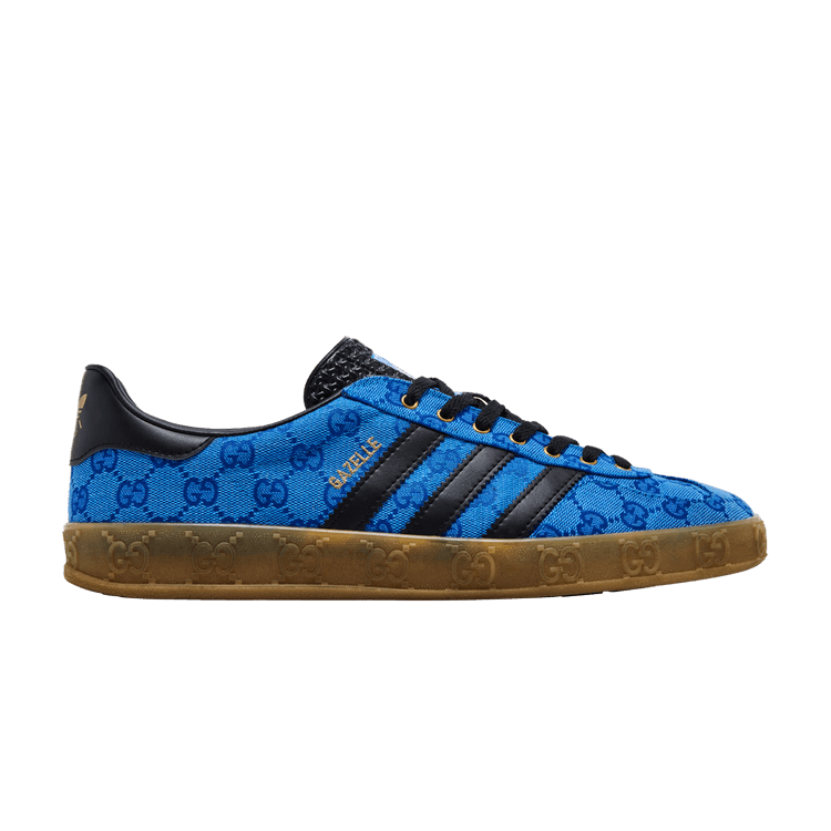 adidas x Gucci Gazelle 'Blue GG Monogram'