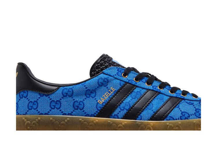 adidas x Gucci Gazelle 'Blue GG Monogram'