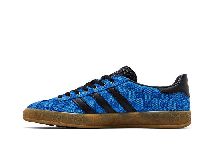 adidas x Gucci Gazelle 'Blue GG Monogram'