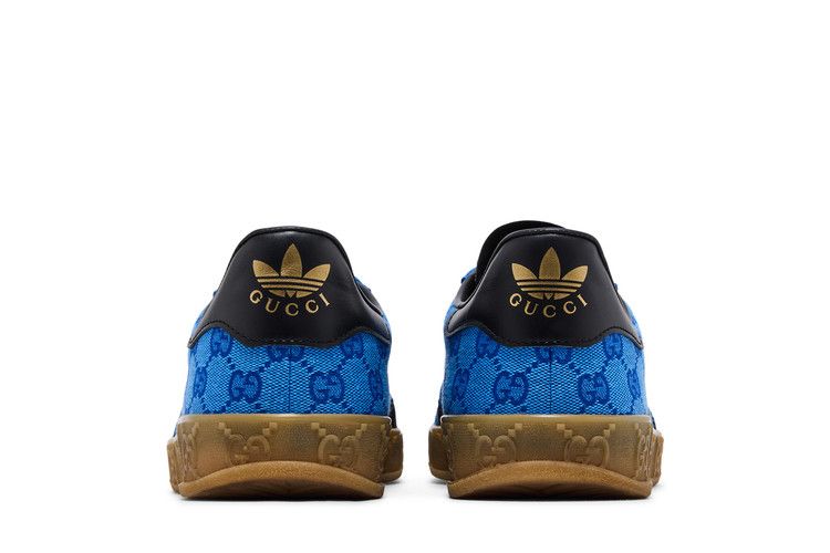 adidas x Gucci Gazelle 'Blue GG Monogram'