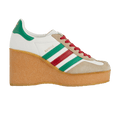 adidas x Gucci Wmns Wedge Gazelle 'White Green Red'