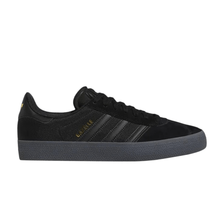 Adidas Gazelle ADV 'Black Gold Metallic' — Core Black/Core Black/Gold Metallic (GW3141)
